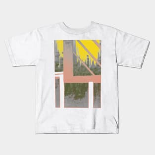 Sakura Spring Cityscape Kids T-Shirt